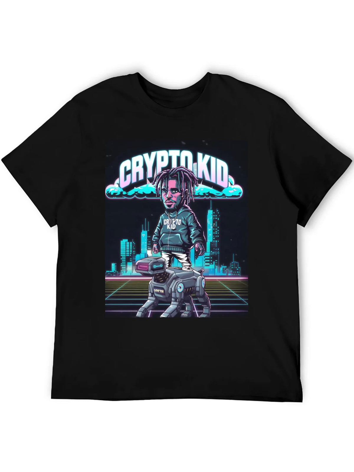 Crypto Kid T-Shirt: Cyberpunk Style product image 5