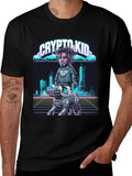 Crypto Kid T-Shirt: Cyberpunk Style product image 1