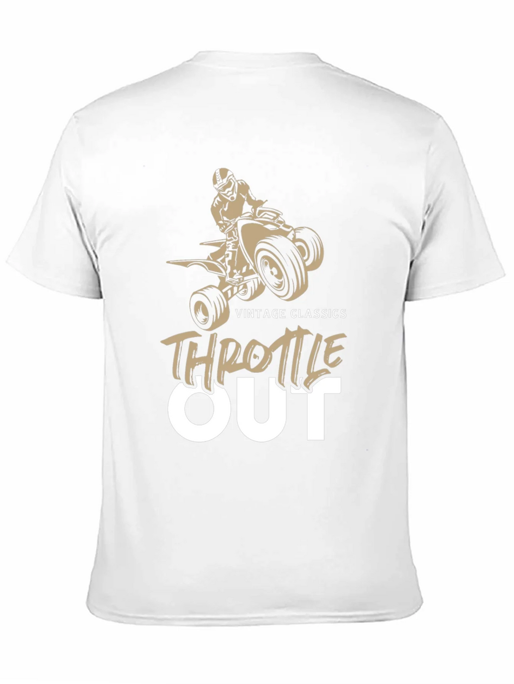 Throttle Out Vintage Classics ATV T-Shirt product image 10