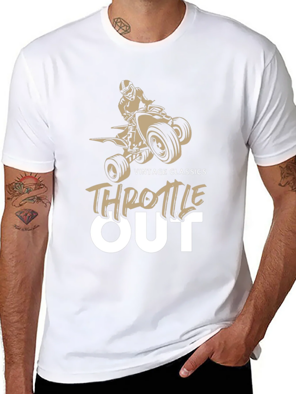 Throttle Out Vintage Classics ATV T-Shirt product image 7