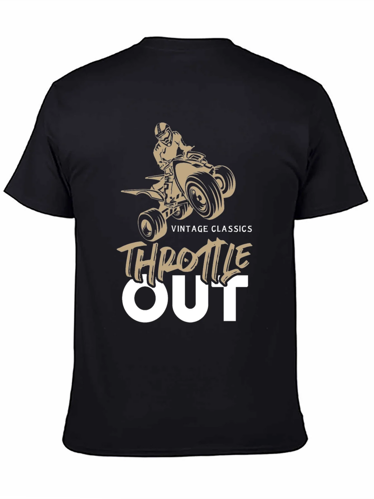 Throttle Out Vintage Classics ATV T-Shirt product image 4