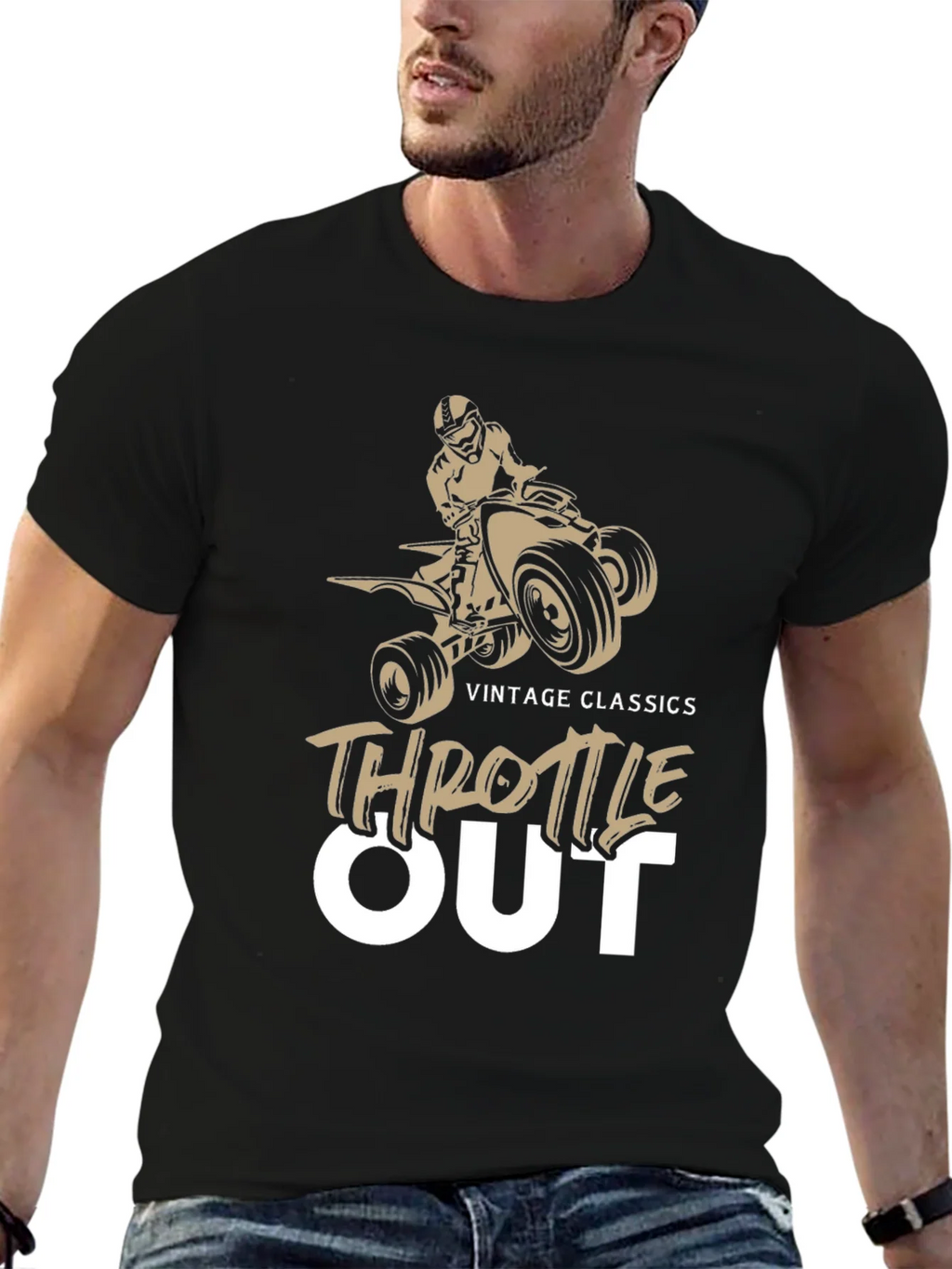Throttle Out Vintage Classics ATV T-Shirt product image 6