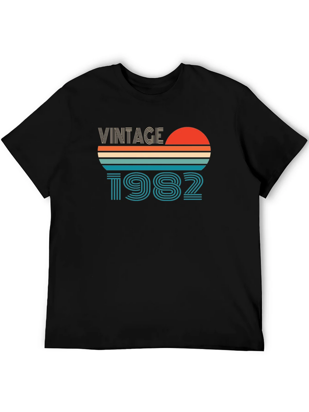 Vintage 1982 Graphic Tee - Retro Birthday Shirt product image 5