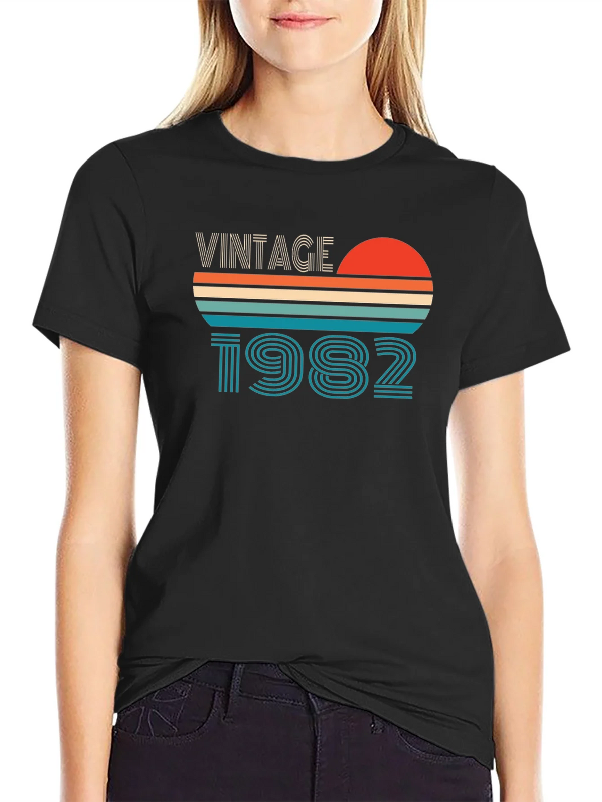 Vintage 1982 Graphic Tee - Retro Birthday Shirt product image 2