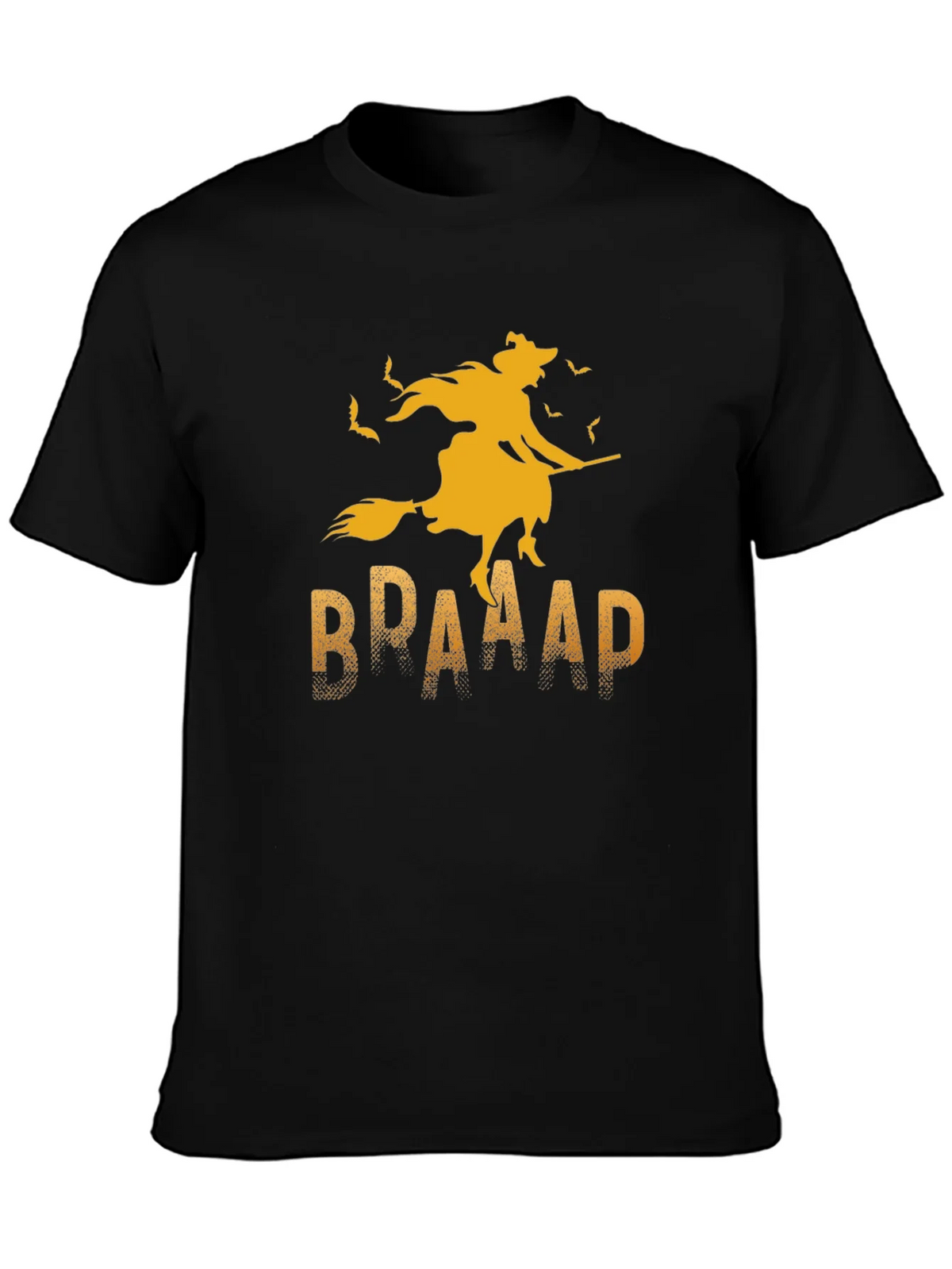 Halloween Witch T-Shirt - BRAAAP Broomstick Design product image 2