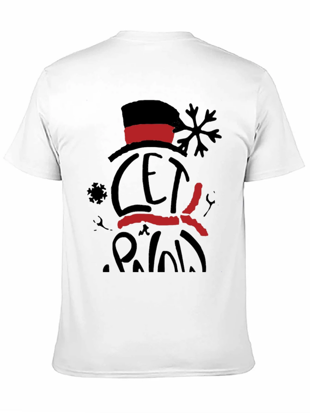 Festive Snowman Graphic Tee - Let it Snow product image 7