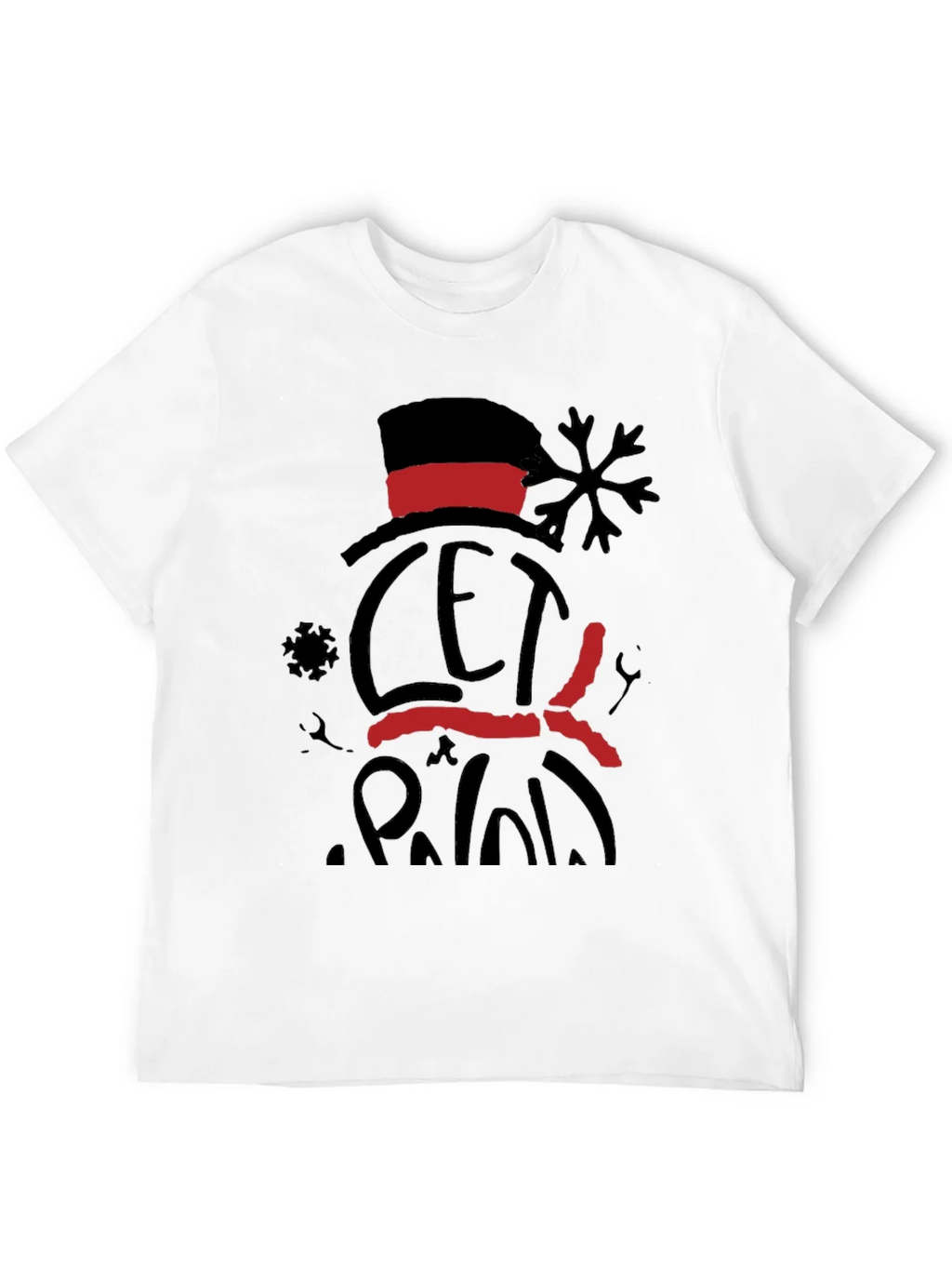 Festive Snowman Graphic Tee - Let it Snow product image 8