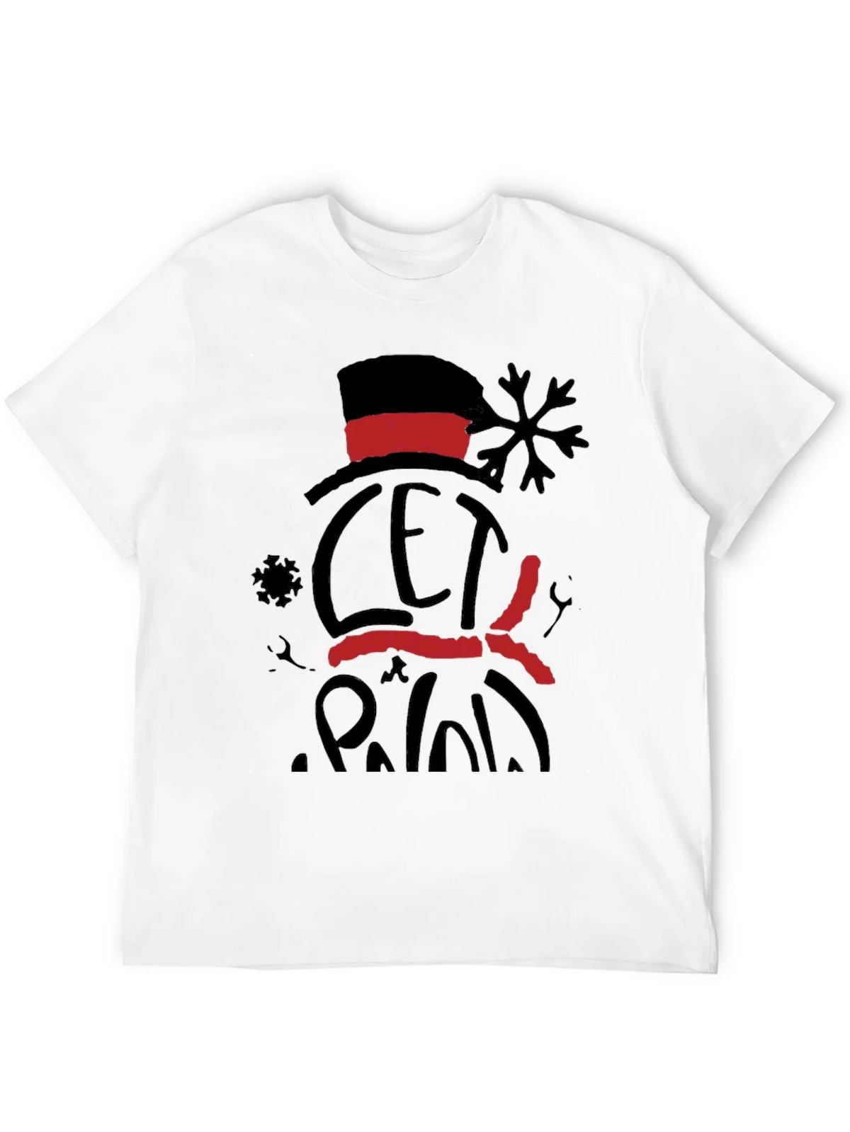 Festive Snowman Graphic Tee - Let it Snow product image 8