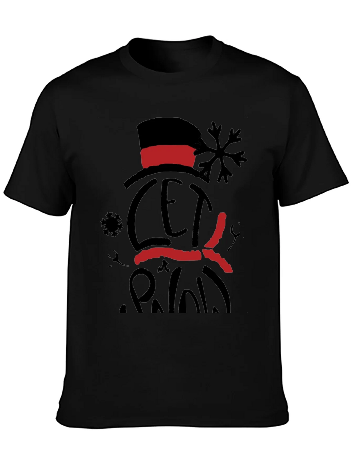 Festive Snowman Graphic Tee - Let it Snow product image 3