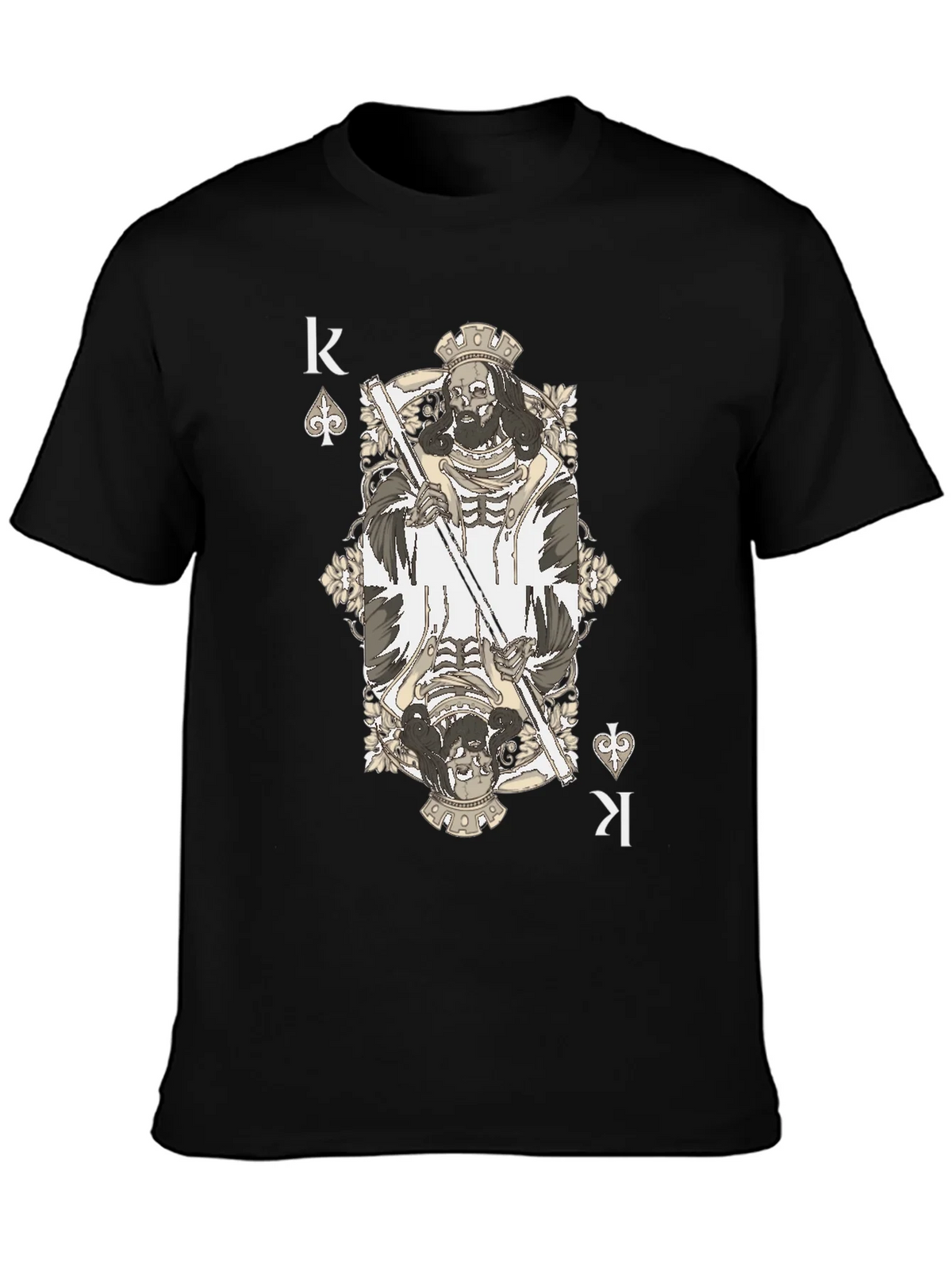 King of Spades T-Shirt - Grim Reaper Design product image 3