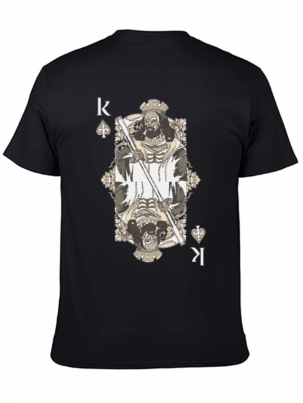 King of Spades T-Shirt - Grim Reaper Design product image 4