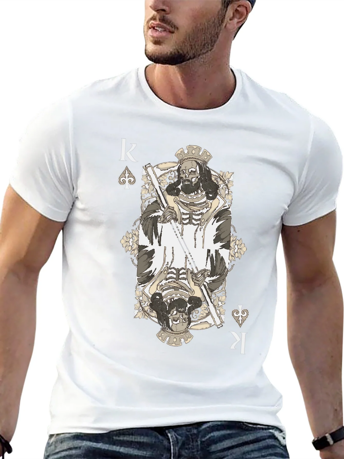 King of Spades T-Shirt - Grim Reaper Design product image 12