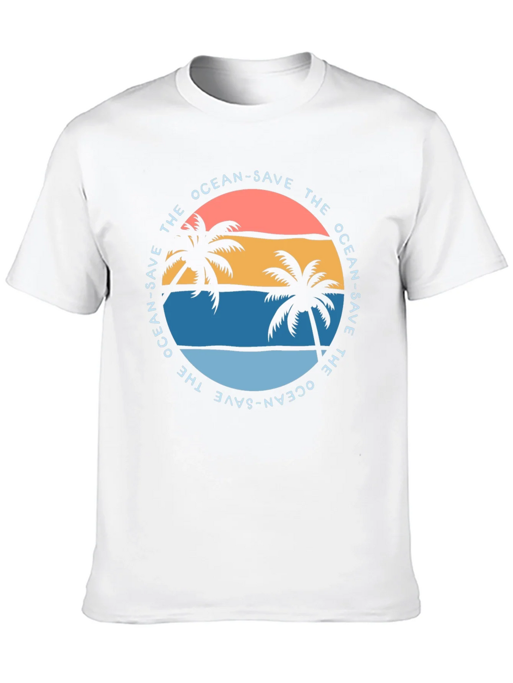 Save the Ocean Graphic Tee - Tropical Vibe product image 8