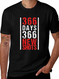 366 Days New Shots Black Graphic Tee product image 1