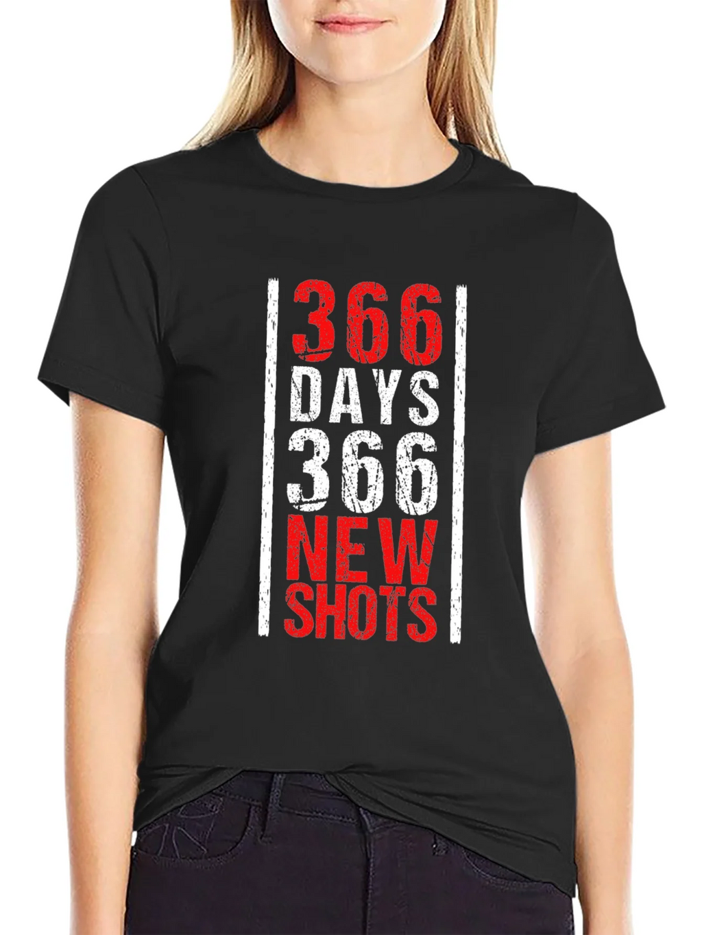 366 Days New Shots Black Graphic Tee product image 2