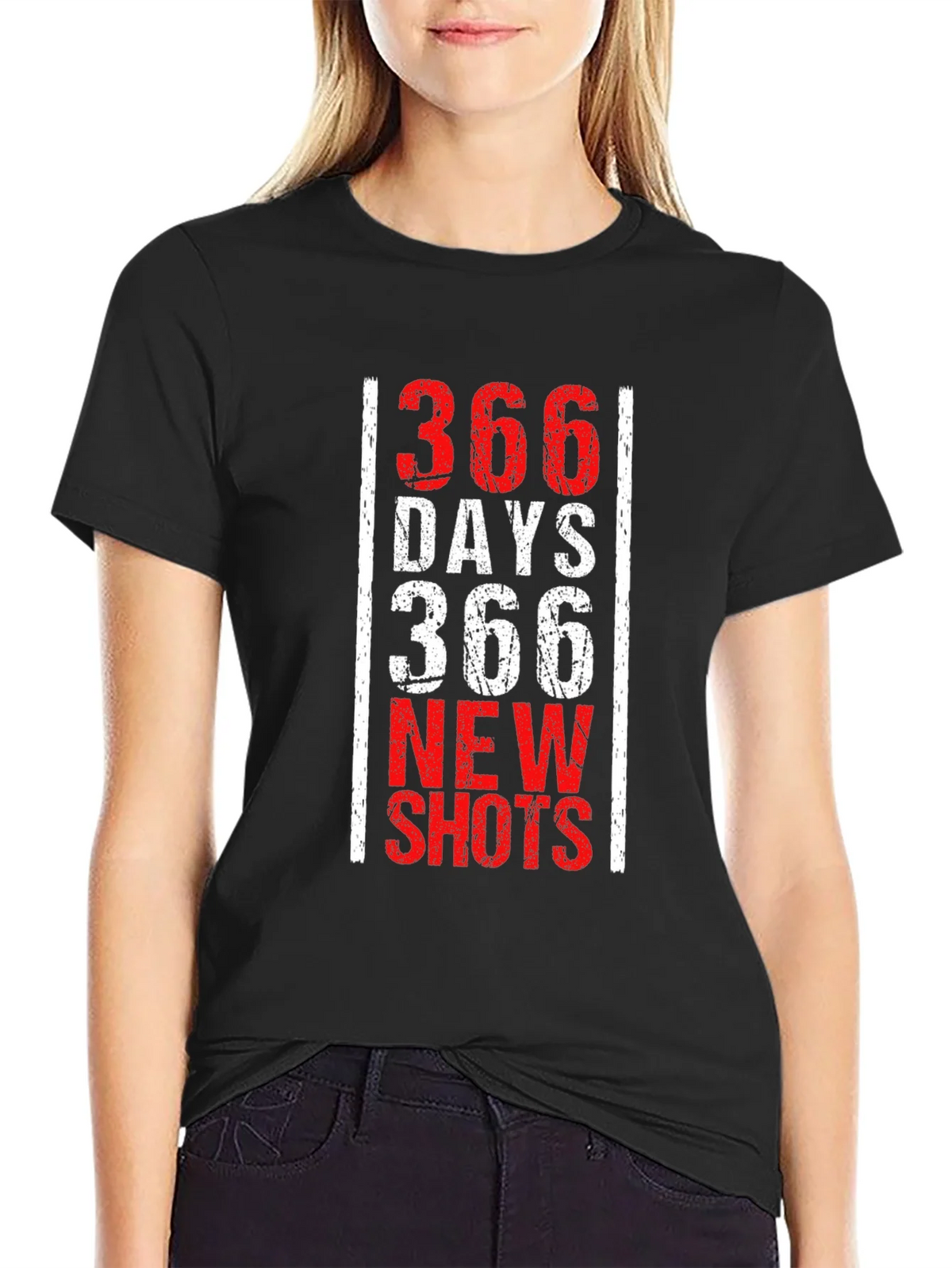 366 Days New Shots Black Graphic Tee product image 2
