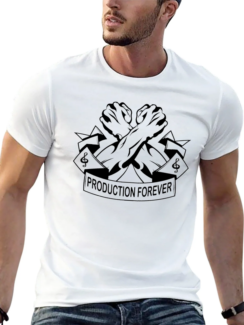 Production Forever Black Graphic Tee product image 9