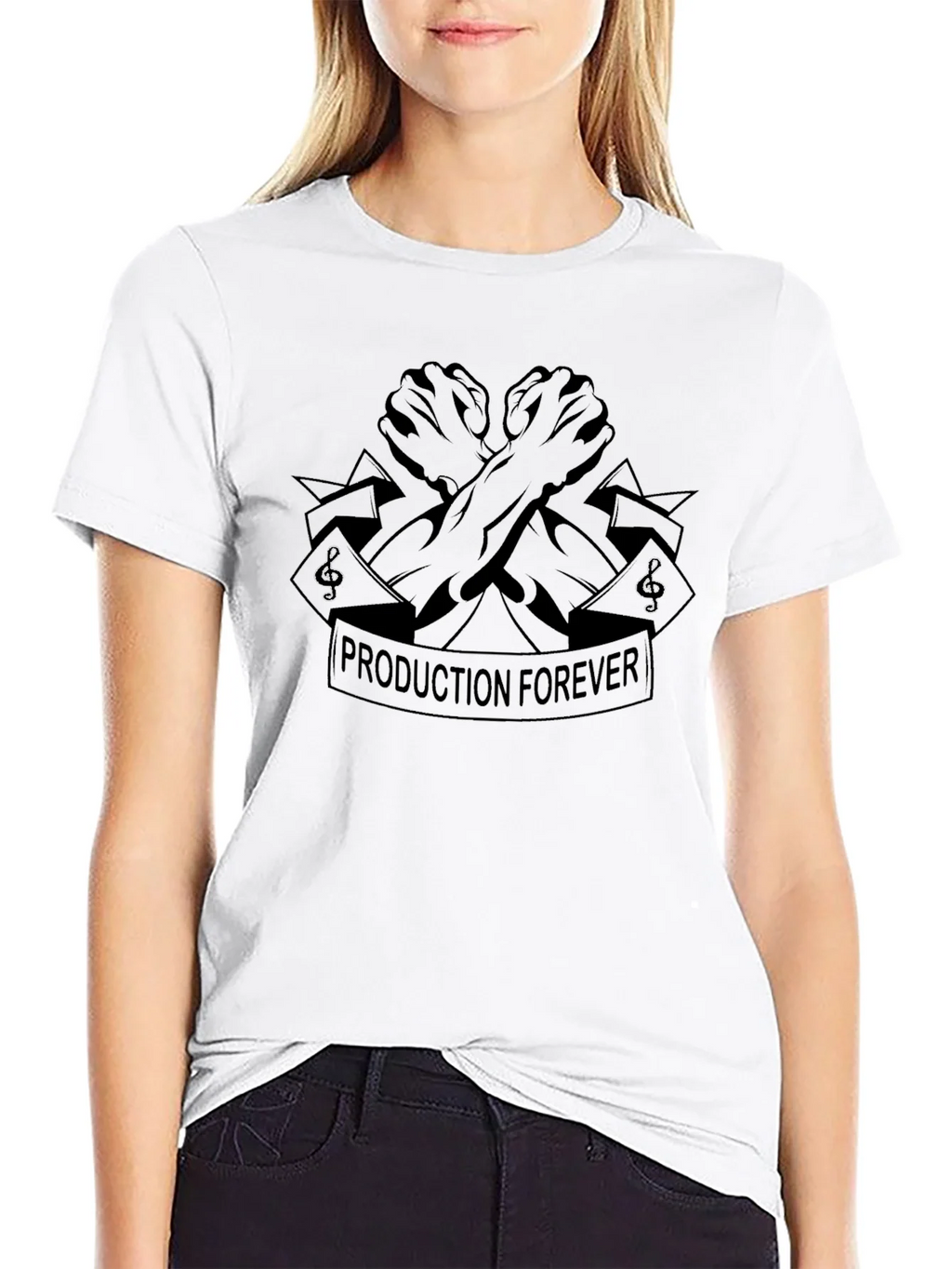 Production Forever Black Graphic Tee product image 5