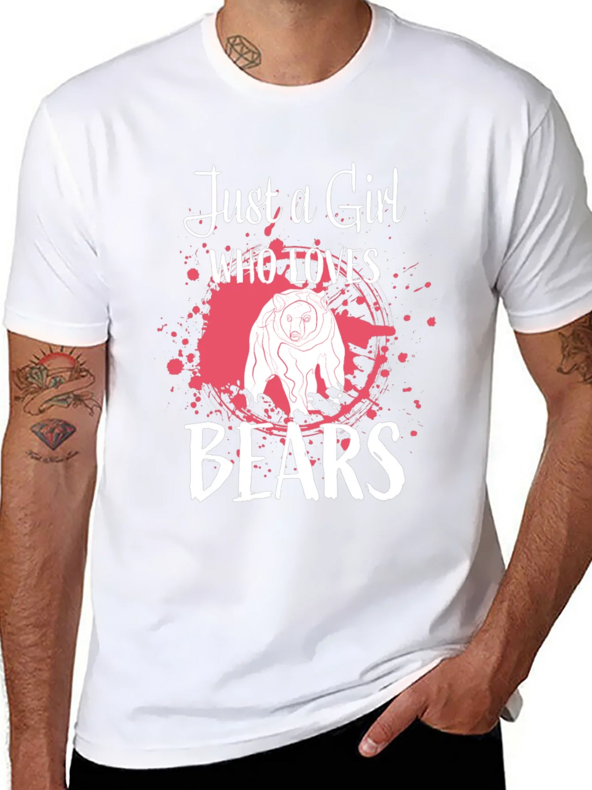 Just a Girl Who Loves Bears T-Shirt product image 7