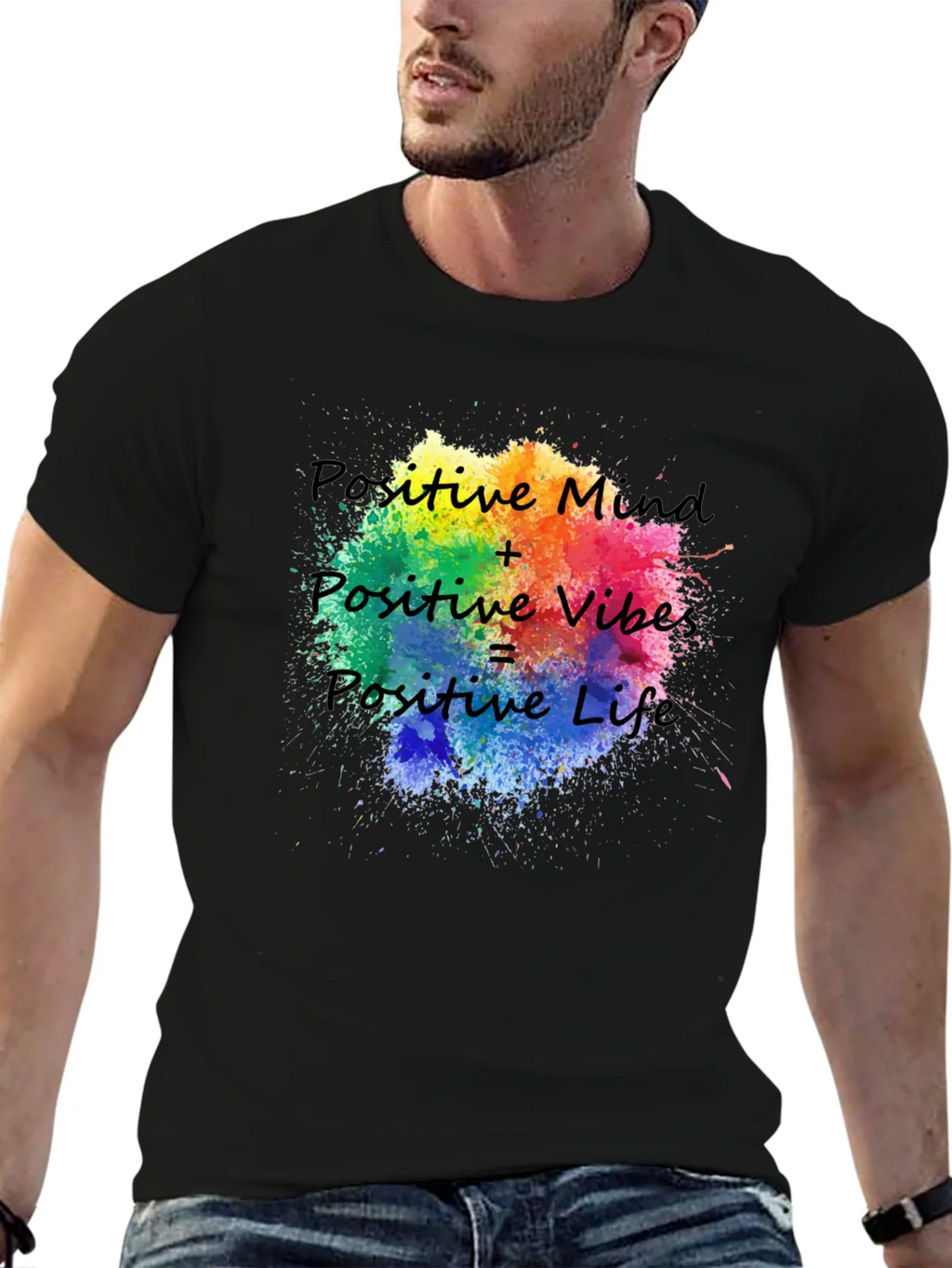 Positive Mind Vibes Graphic Tee product image 6