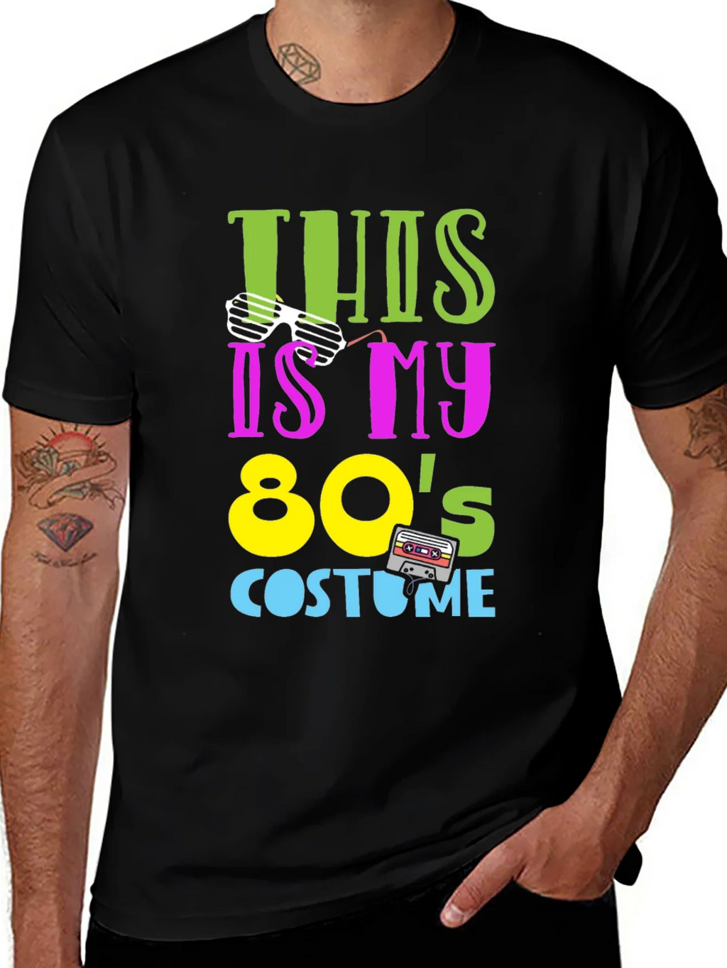 80s Costume T-Shirt - Retro Party Tee product image 1