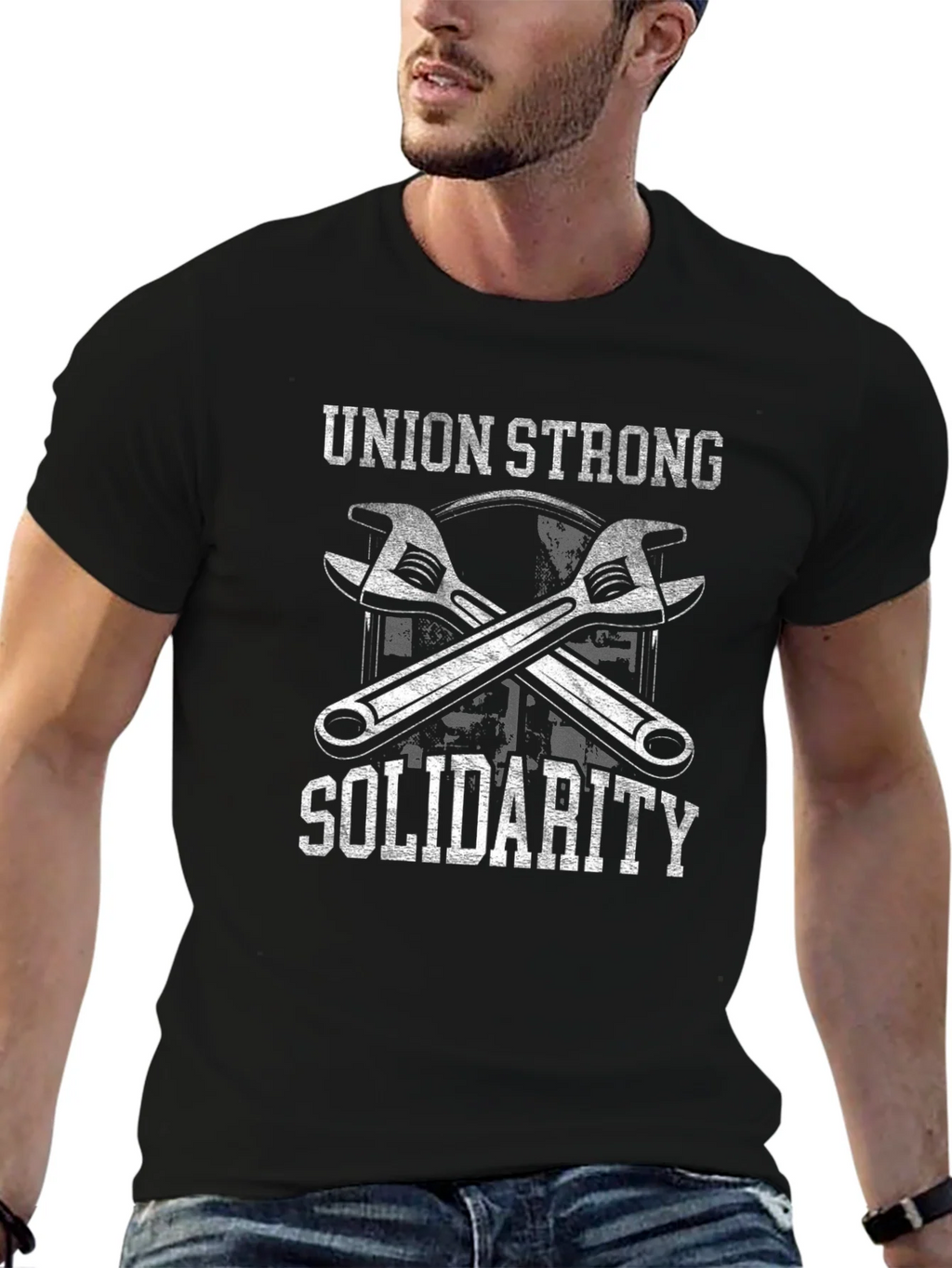 Union Strong Solidarity Graphic T-Shirt product image 4