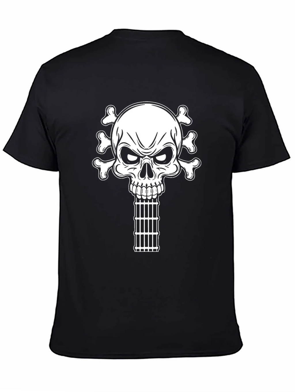 Skull & Bones Guitar Cage T-Shirt - Black product image 4