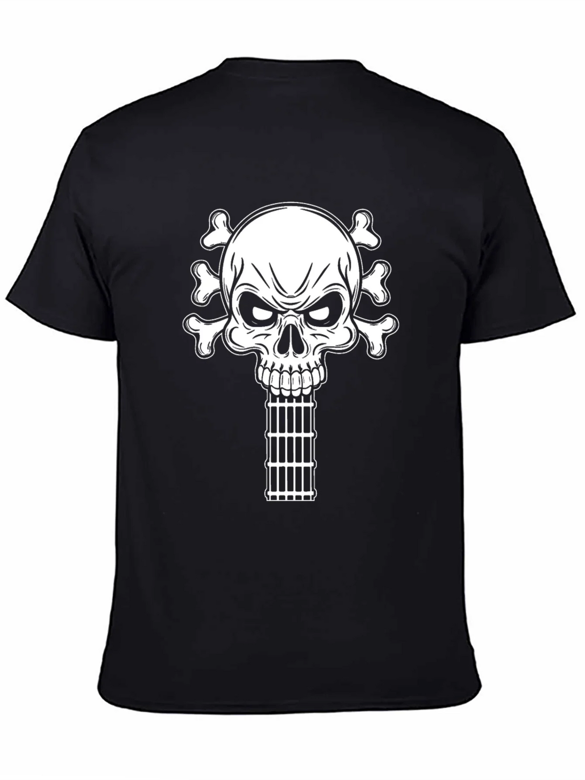 Skull & Bones Guitar Cage T-Shirt - Black product image 4
