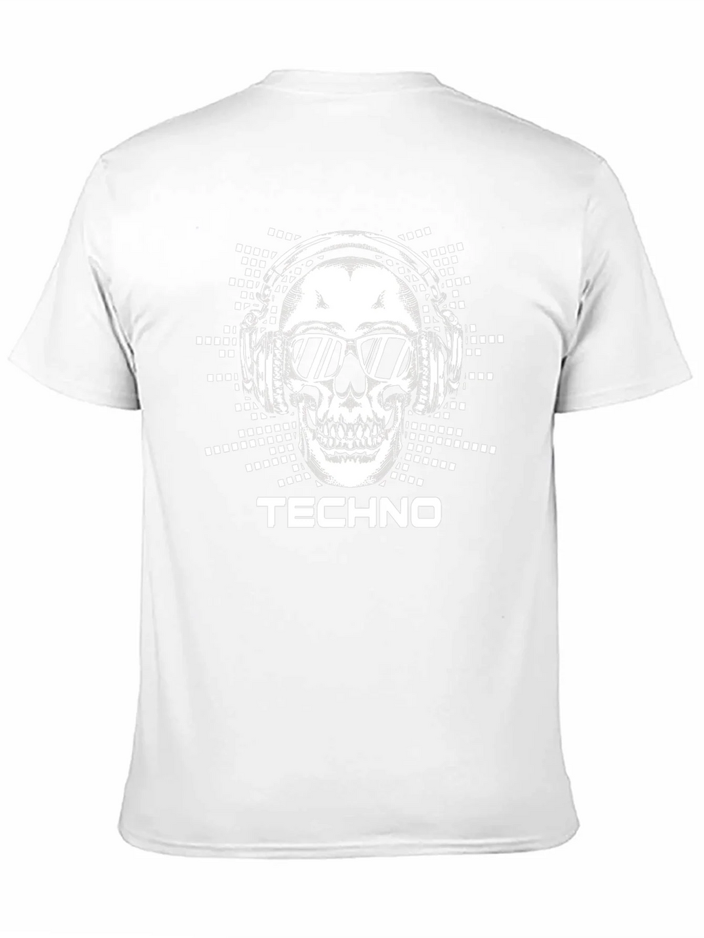 Techno Skull T-Shirt - DJ Wearing Headphones product image 10