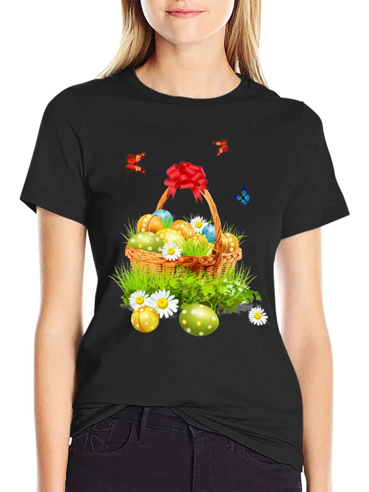 Easter Egg Basket T-Shirt product image 1