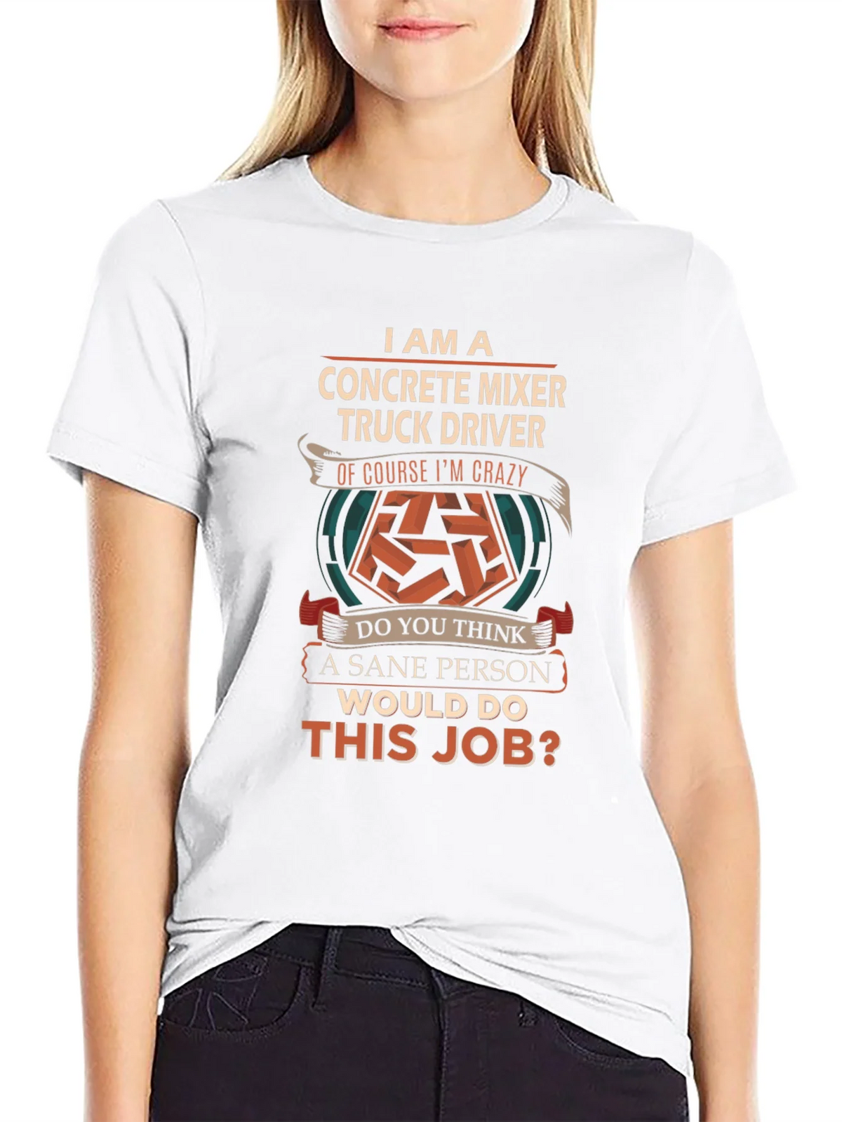 Crazy Concrete Mixer Truck Driver T-Shirt product image 8