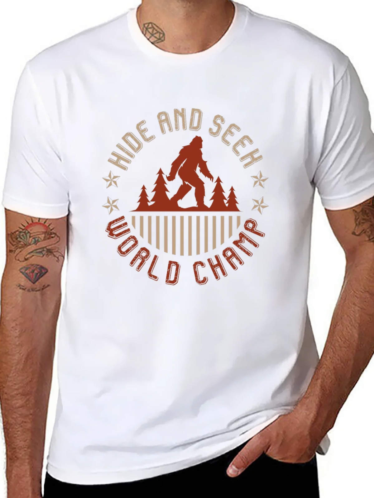 Hide and Seek World Champ Bigfoot Graphic Tee product image 6