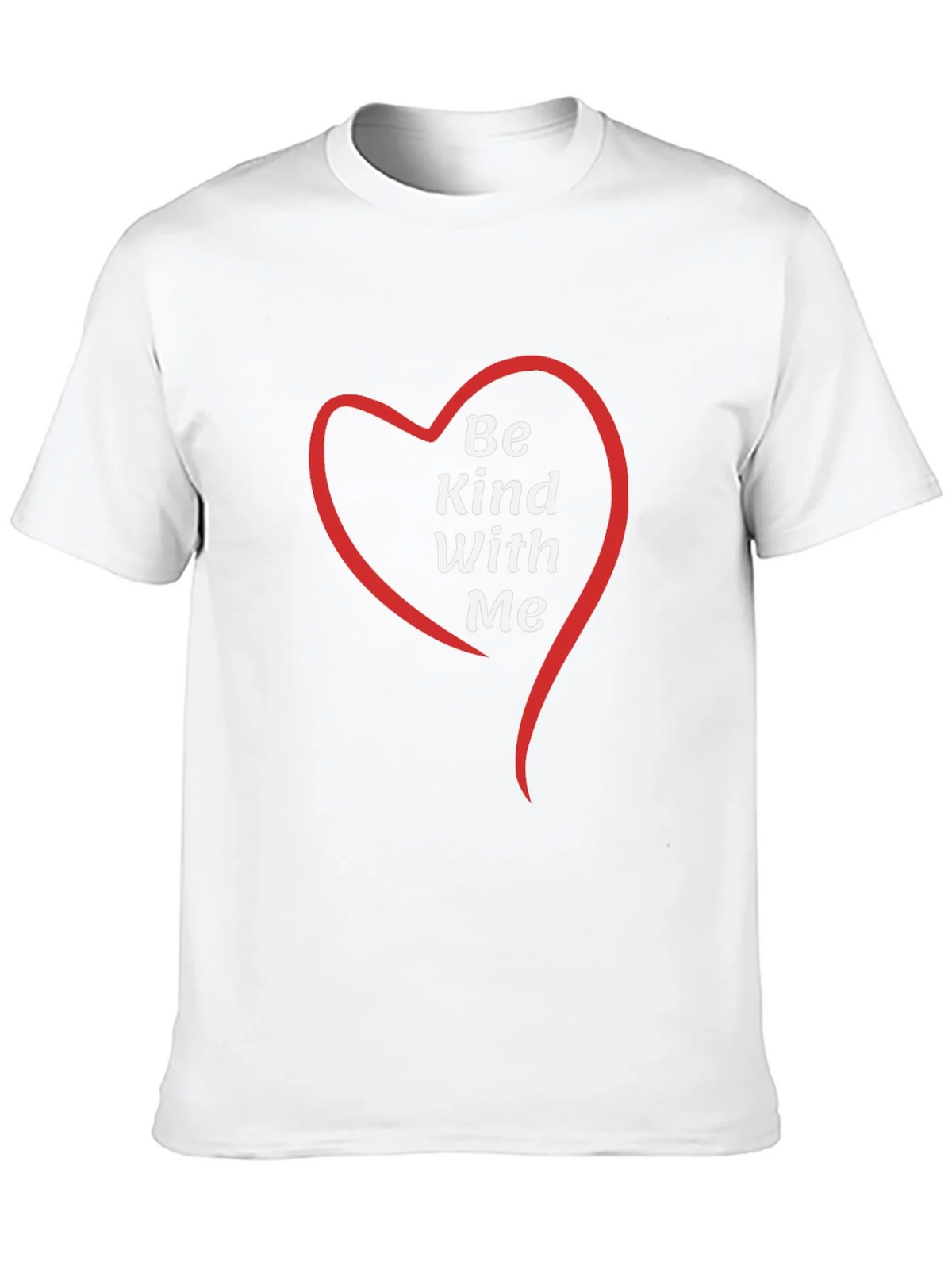 Be Kind With Me Heart Graphic Tee - Black product image 4