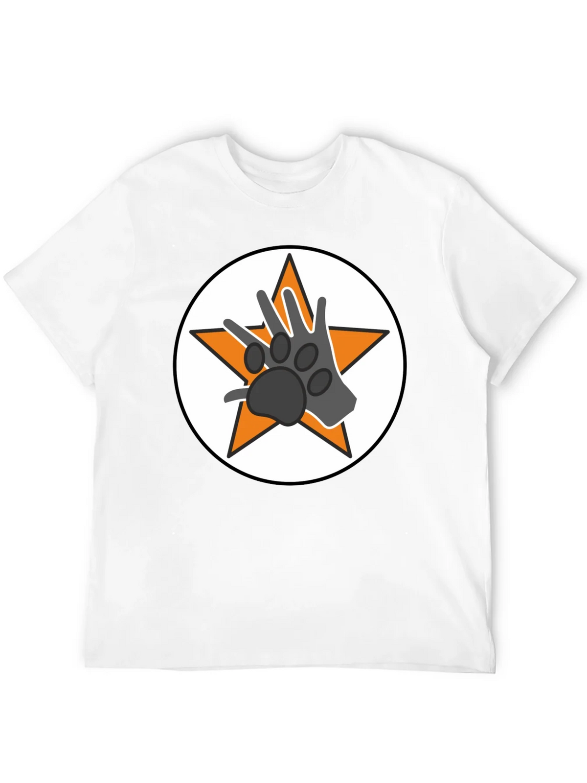 Star Paw Graphic Tee - Black Unisex T-Shirt product image 11