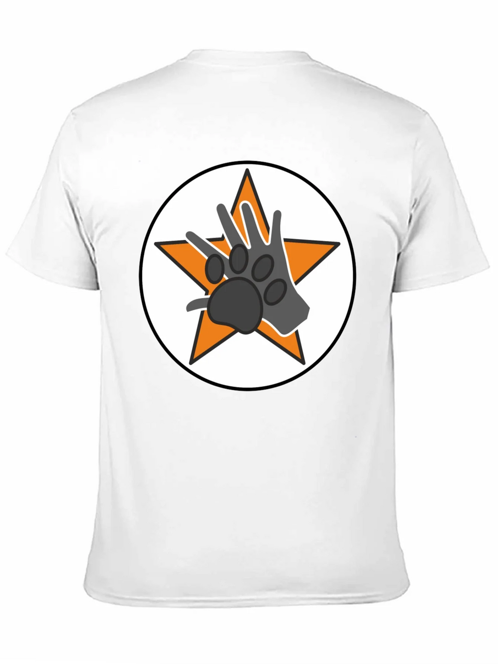 Star Paw Graphic Tee - Black Unisex T-Shirt product image 10