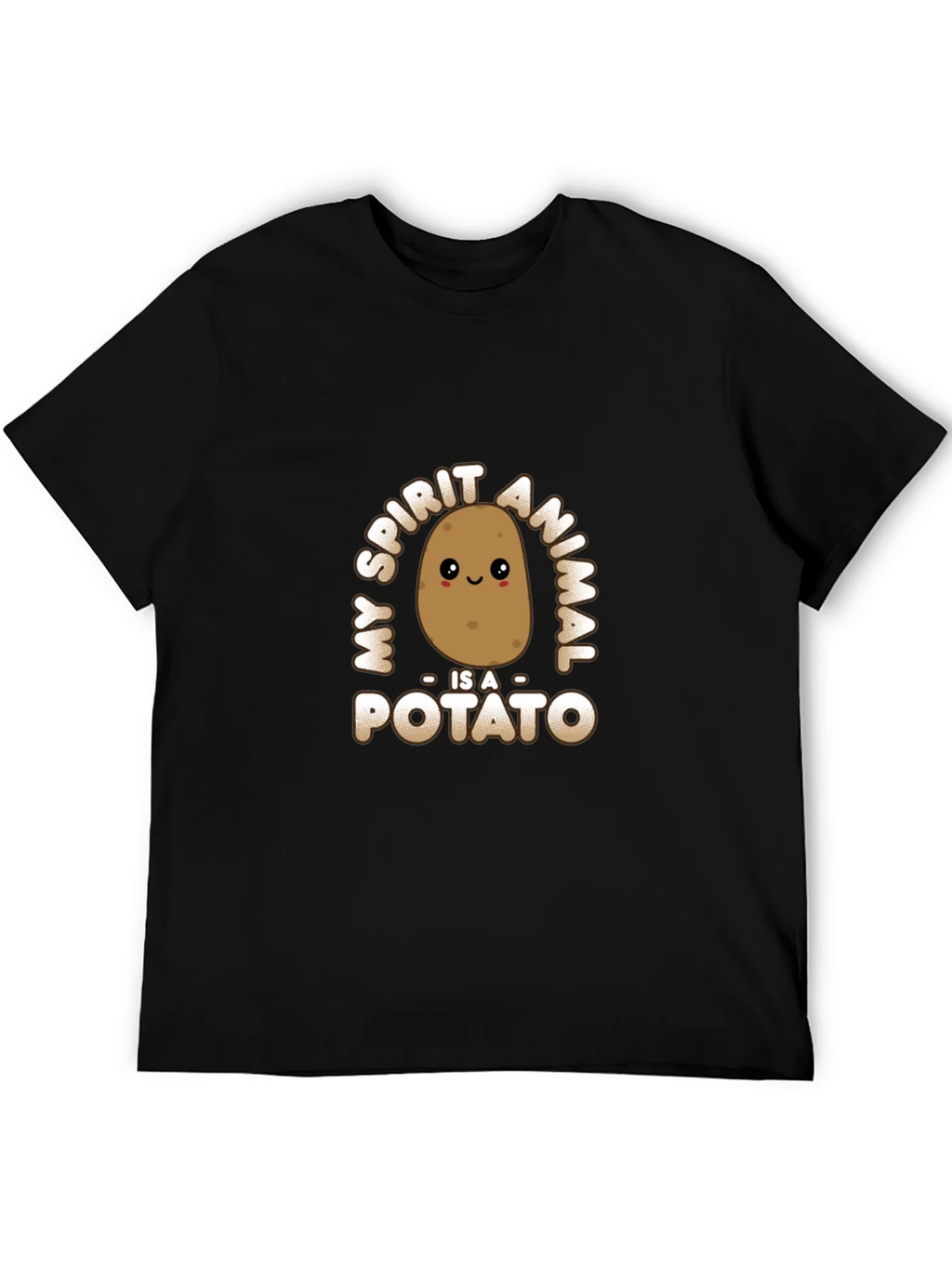 My Spirit Animal Potato T-Shirt - Funny Graphic Tee product image 4