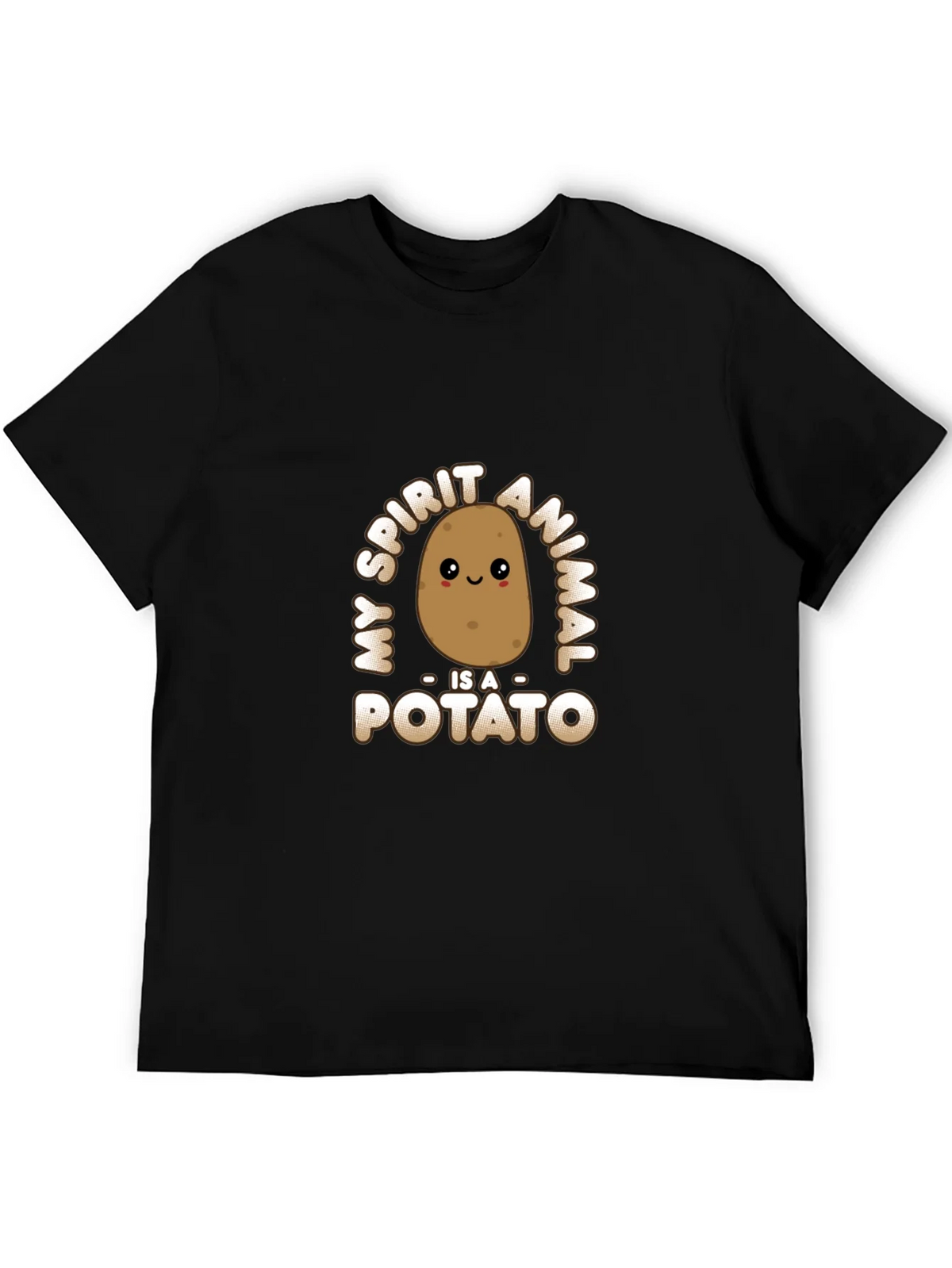My Spirit Animal Potato T-Shirt - Funny Graphic Tee product image 4