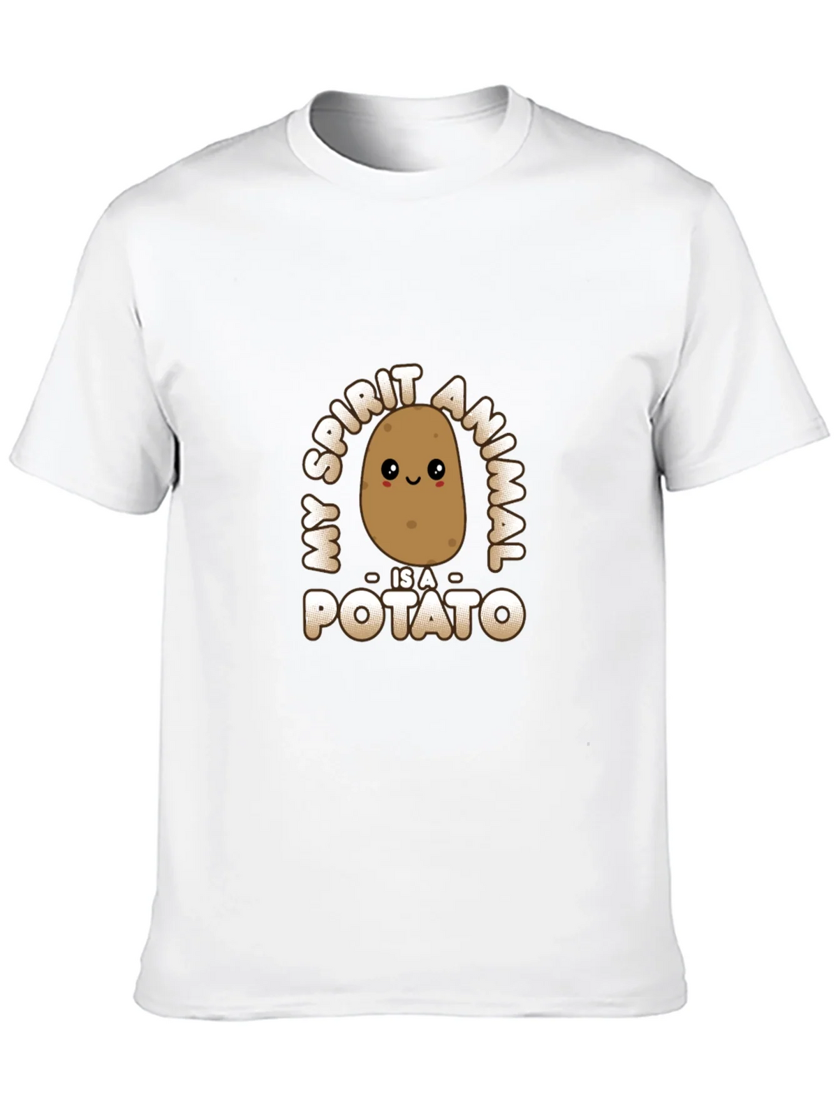 My Spirit Animal Potato T-Shirt - Funny Graphic Tee product image 6