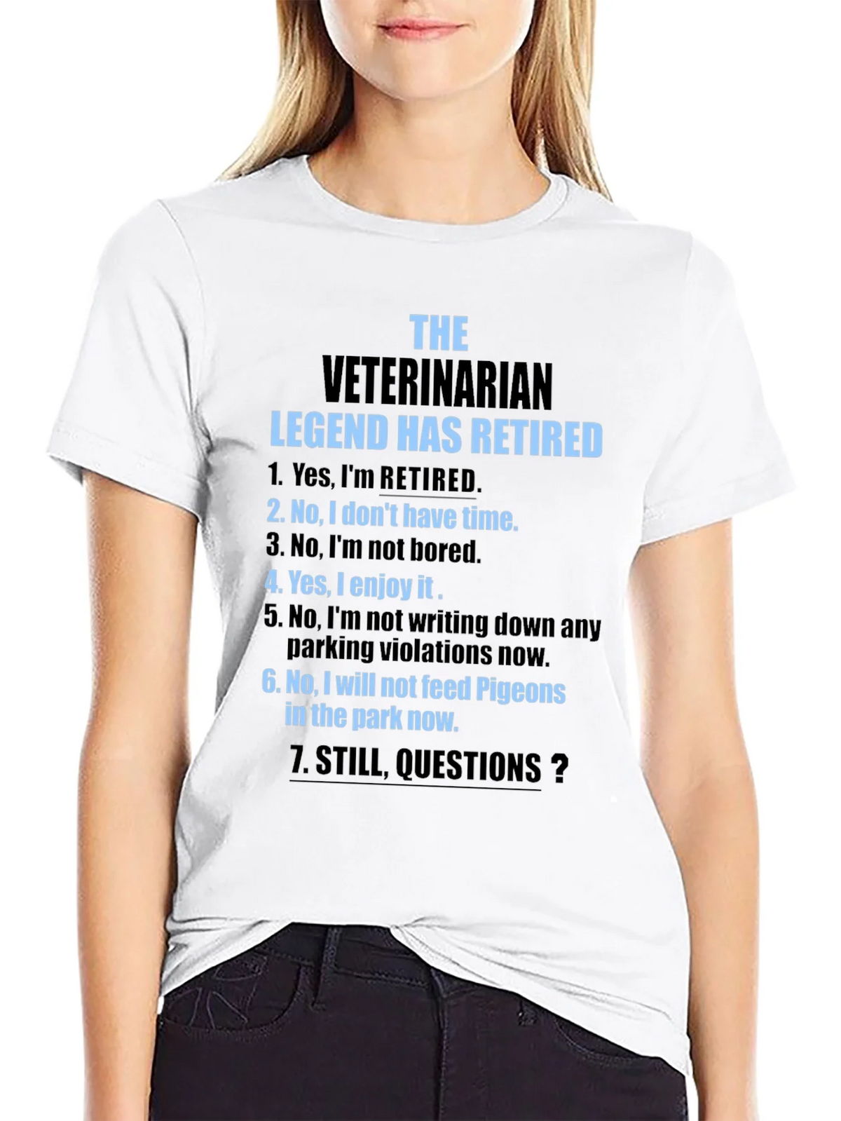 Retired Veterinarian Legend T-Shirt product image 8