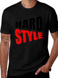 Hard Style Graphic Tee - Bold Black T-Shirt product image 1