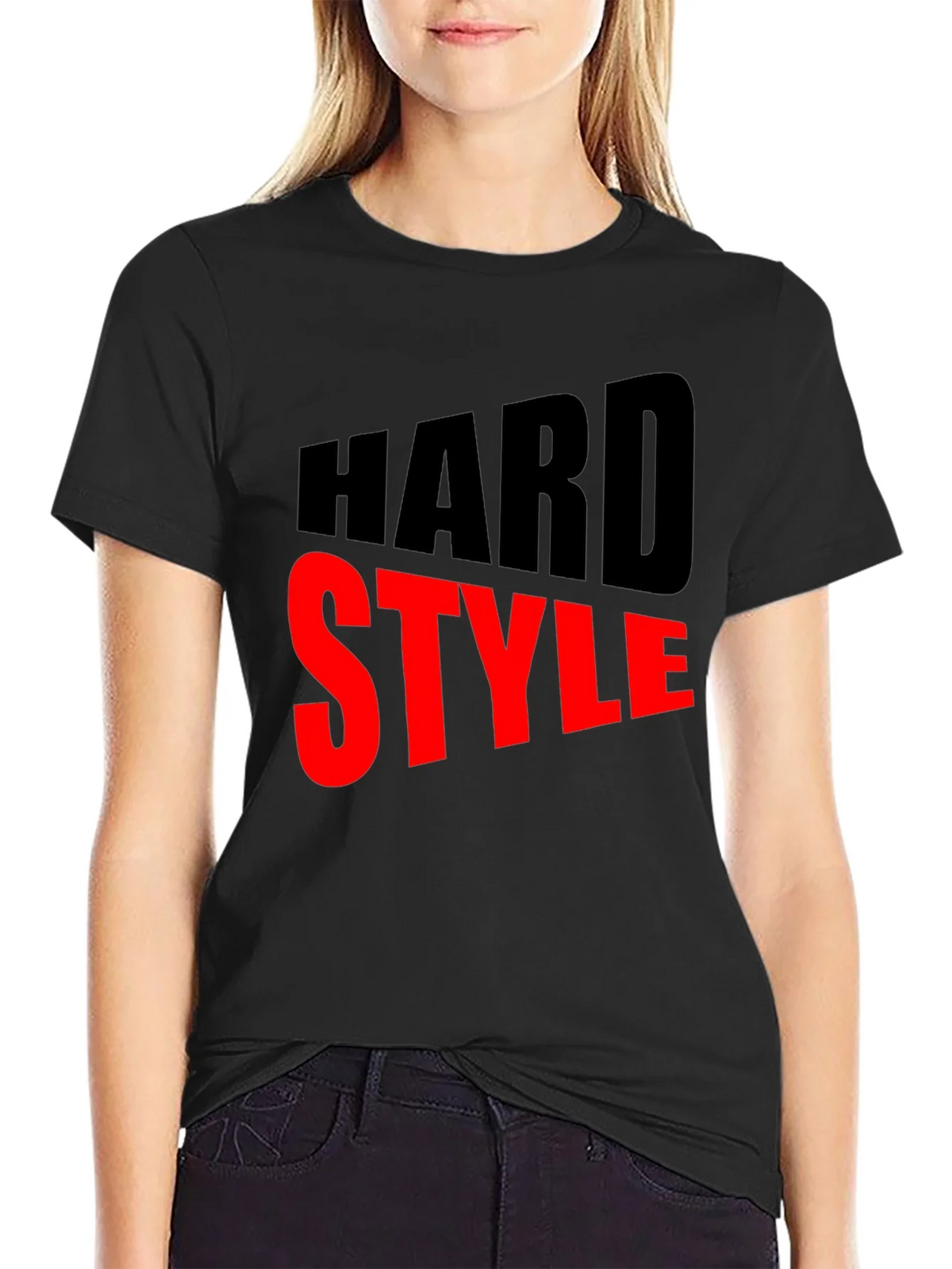 Hard Style Graphic Tee - Bold Black T-Shirt product image 2