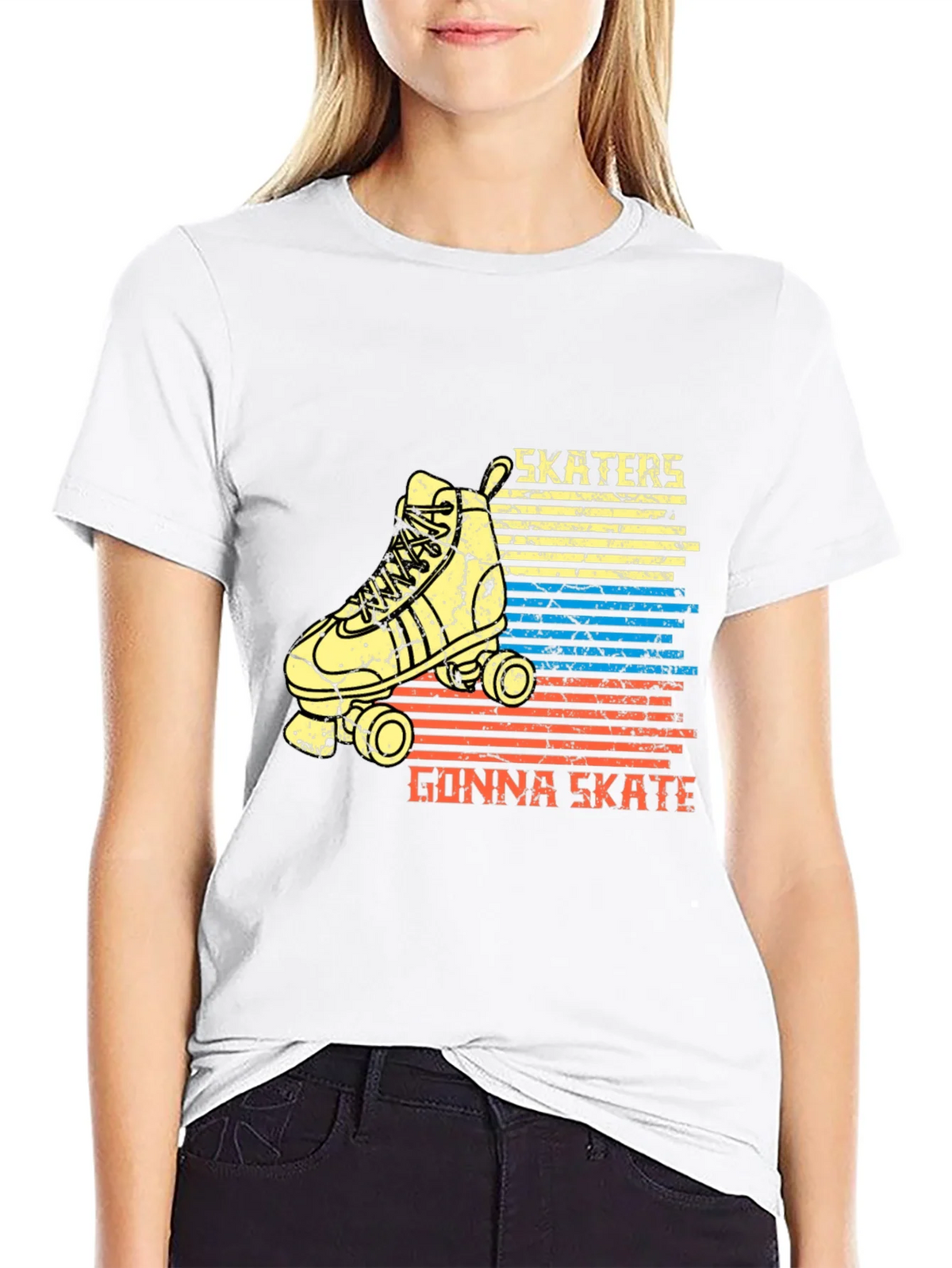 Skater T-Shirt - Retro Roller Skate Tee product image 7
