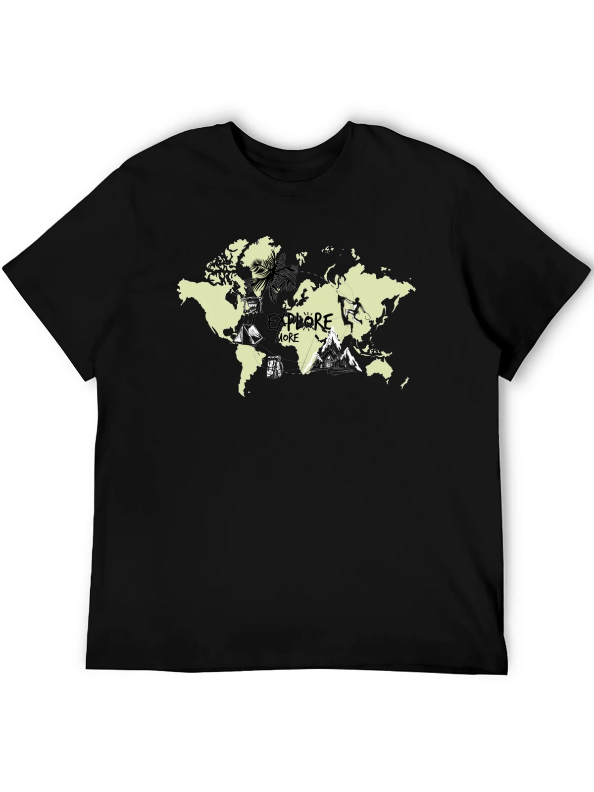 Explore More World Map Graphic T-Shirt product image 5