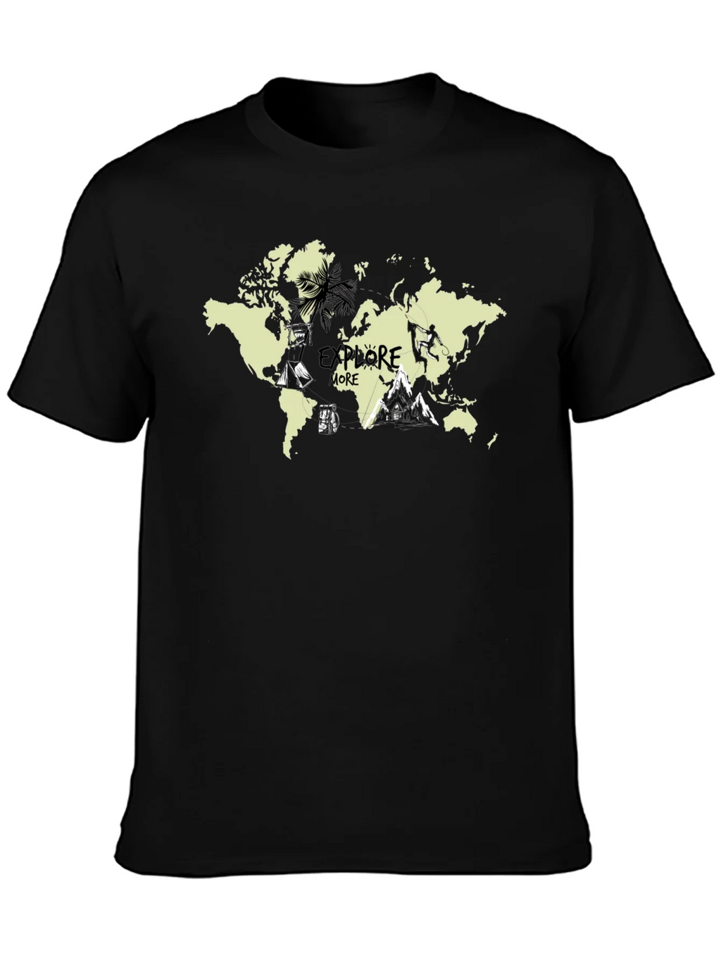 Explore More World Map Graphic T-Shirt product image 3