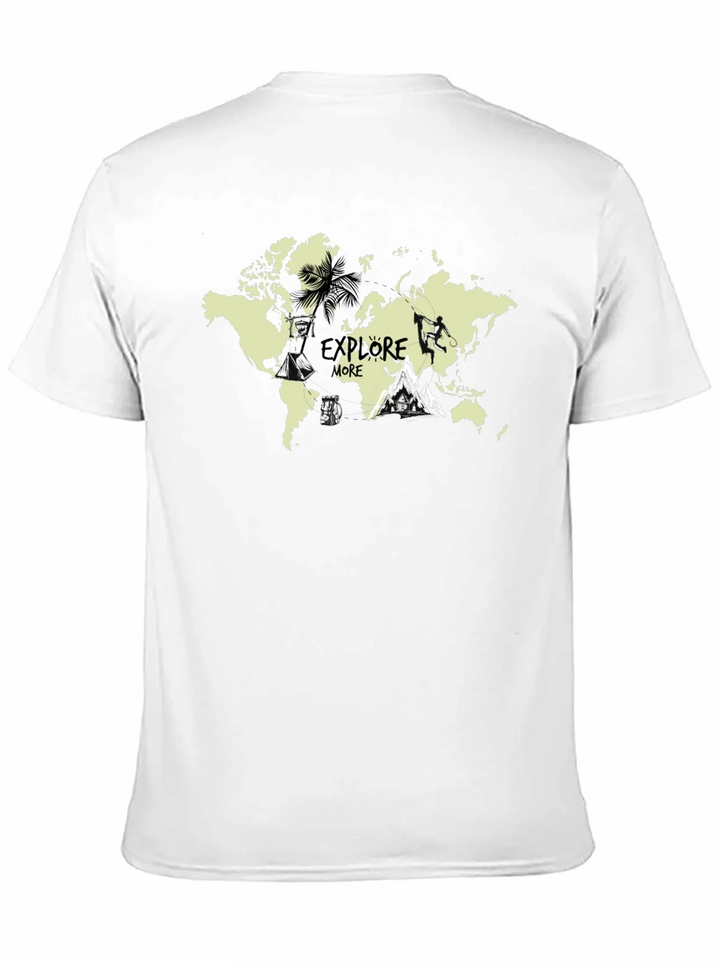 Explore More World Map Graphic T-Shirt product image 10