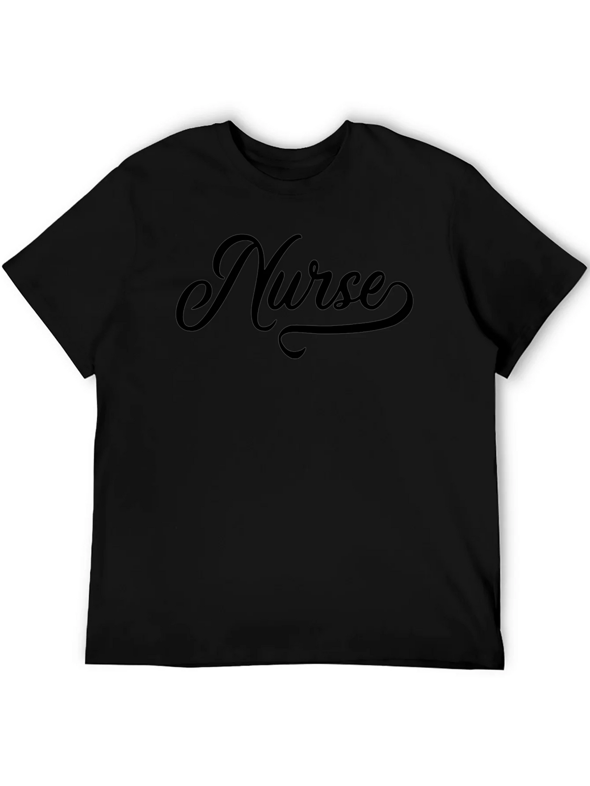 Nurse Graphic T-Shirt - Classic Fit Black product image 4