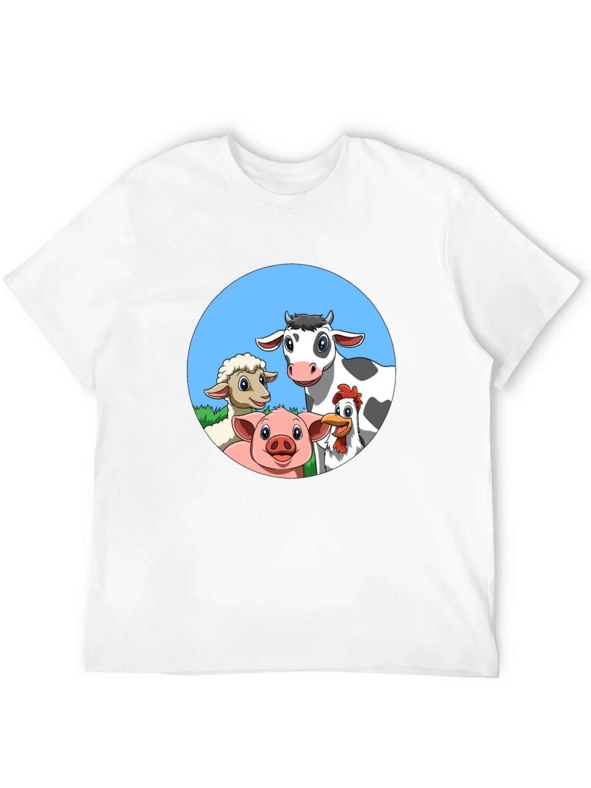Farm Animal Cartoon T-Shirt product image 8