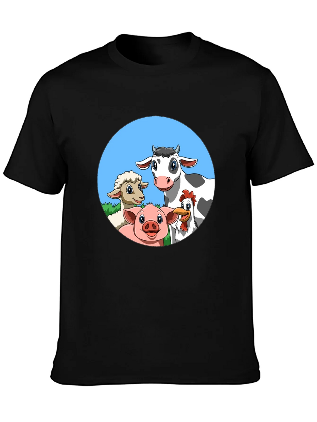 Farm Animal Cartoon T-Shirt product image 3