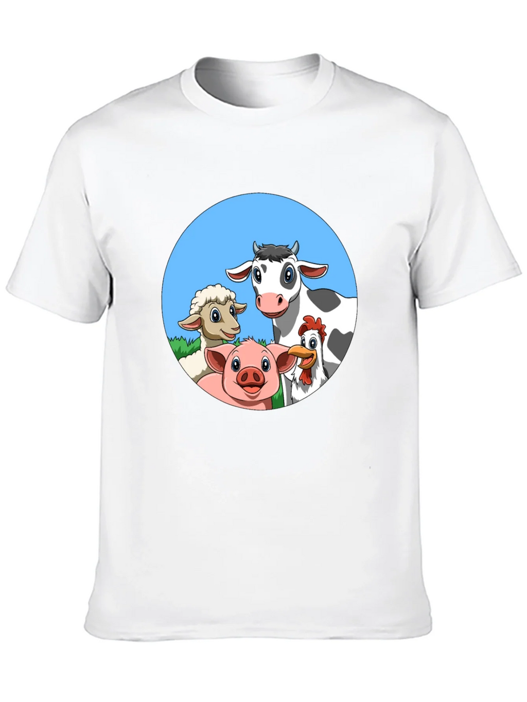 Farm Animal Cartoon T-Shirt product image 6
