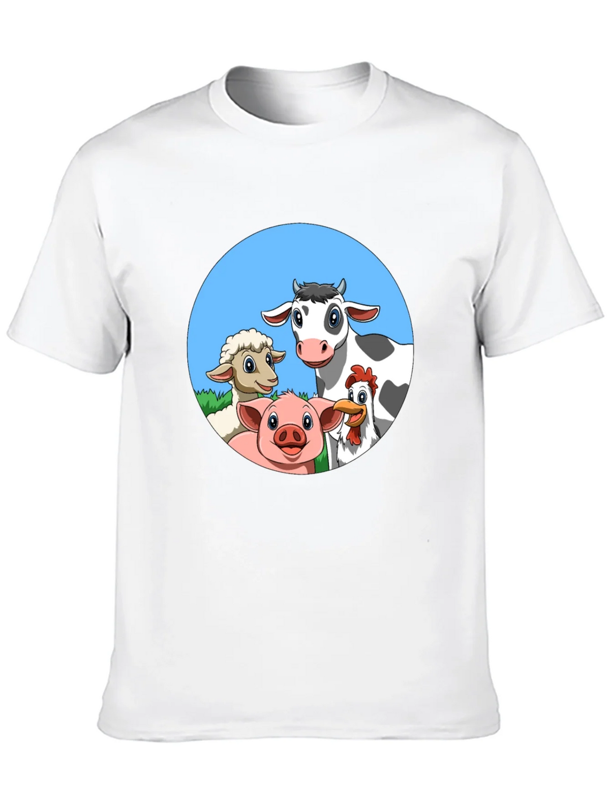 Farm Animal Cartoon T-Shirt product image 6